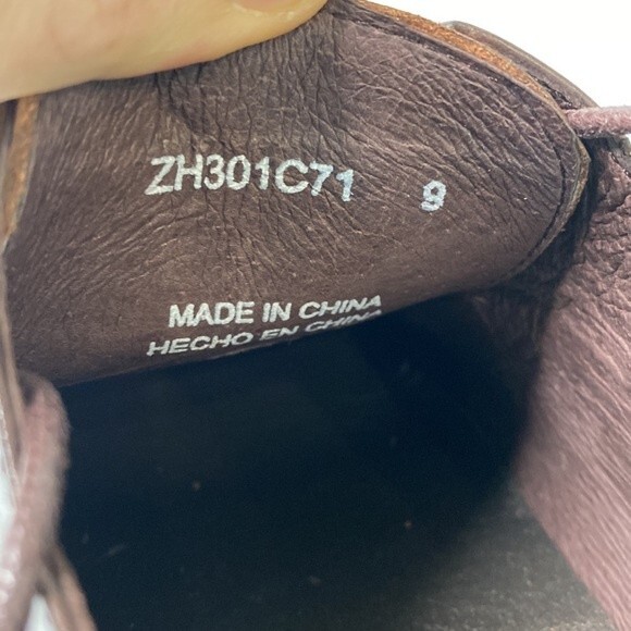 Zanzara Gauguin Cap Toe Oxford Brown Leather Lace Up Low Top Dress Shoe - Picture 12 of 16